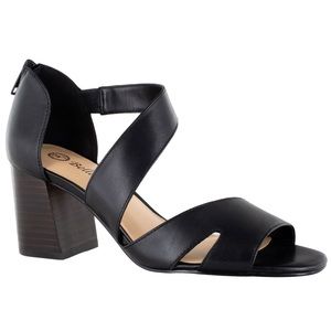 NIB - Bella Vita Korrine Women's Dress Sandal (Black Leather) - Size 8